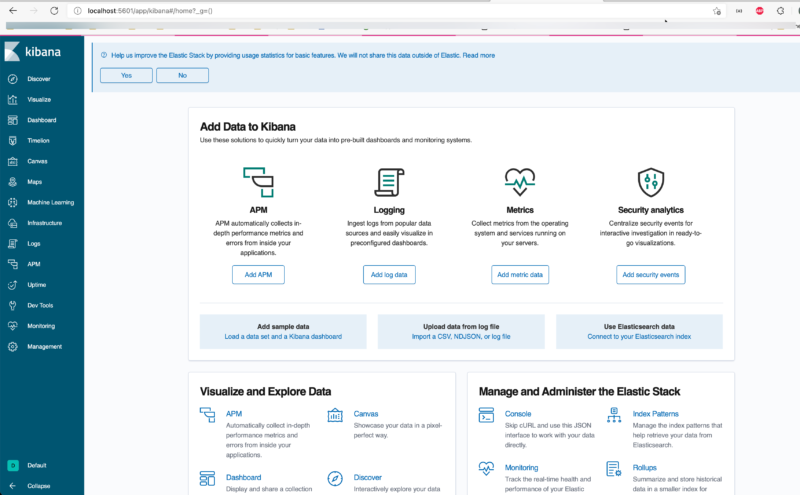 kibana dashboard