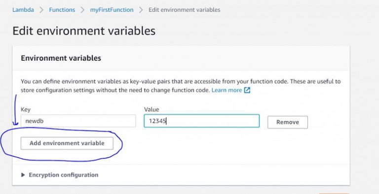 AWS Lambda Environment Variables - Encryption & Decryption - Apps